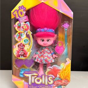 DreamWorks Trolls Band Together Doll - Pink and Purple